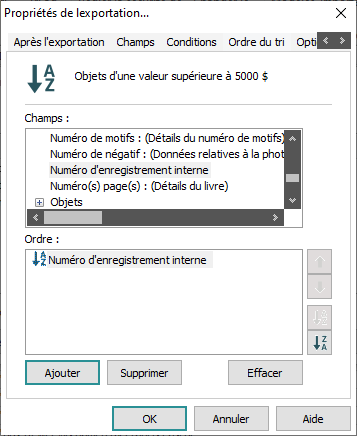 Ordre de tri